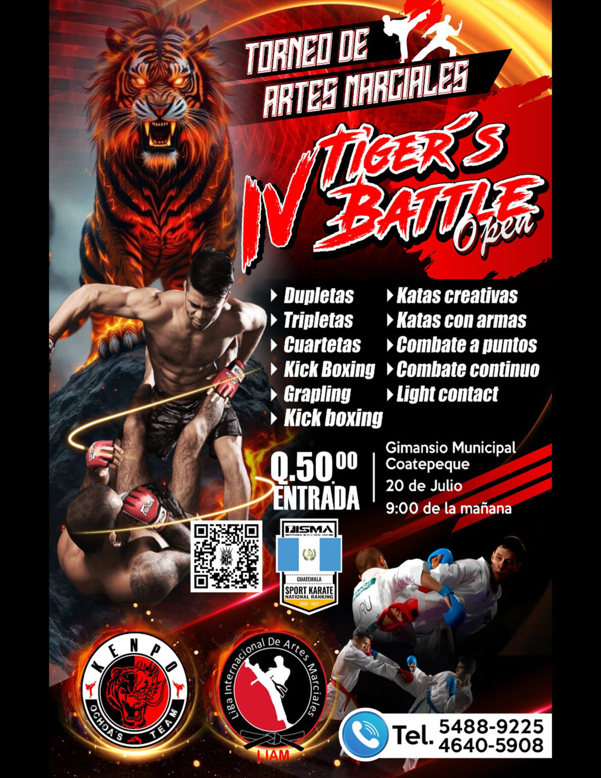 TIGER´S BATTLE POSTER