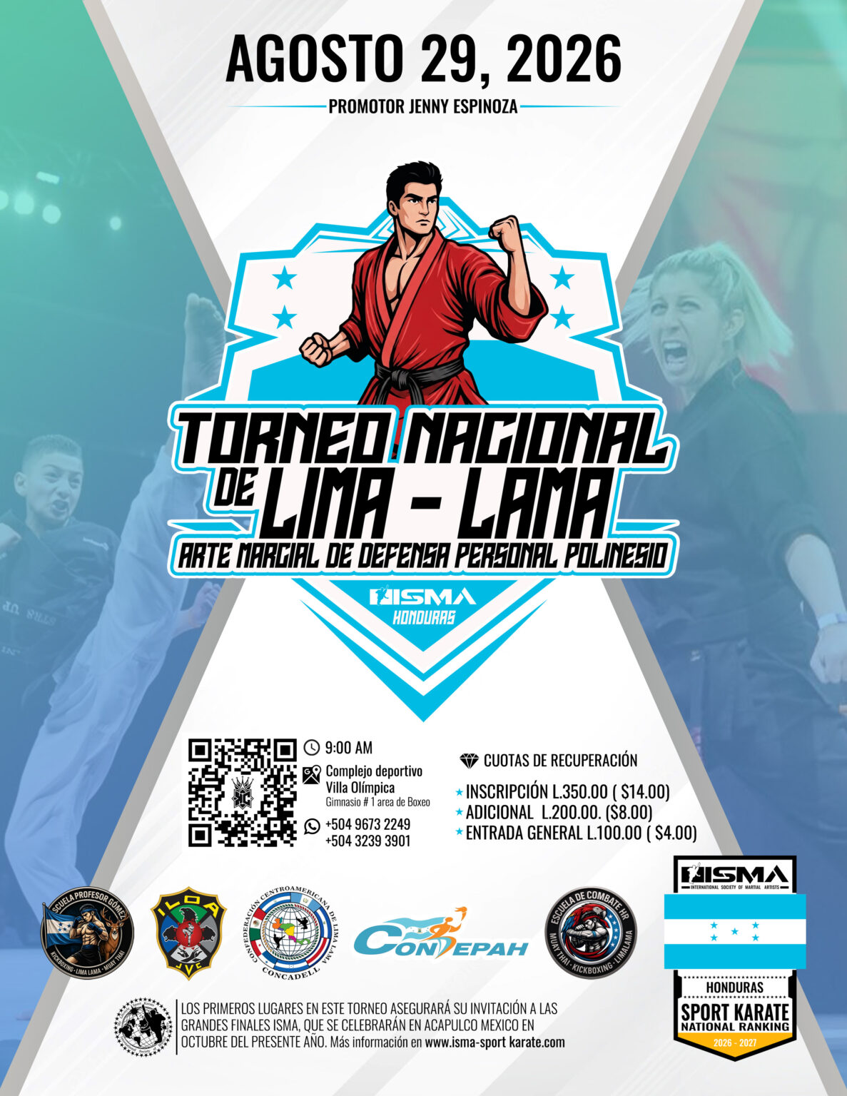 POSTER LIMA LAMA HONDURAS 2026