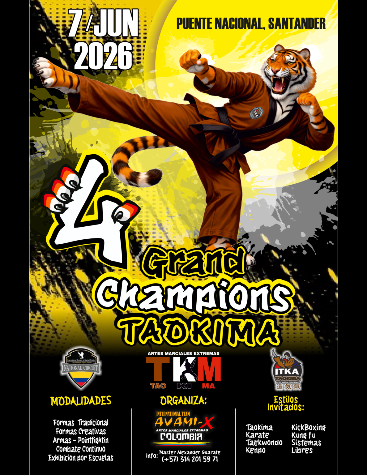 POSTER TAOKIMA COLOMBIA